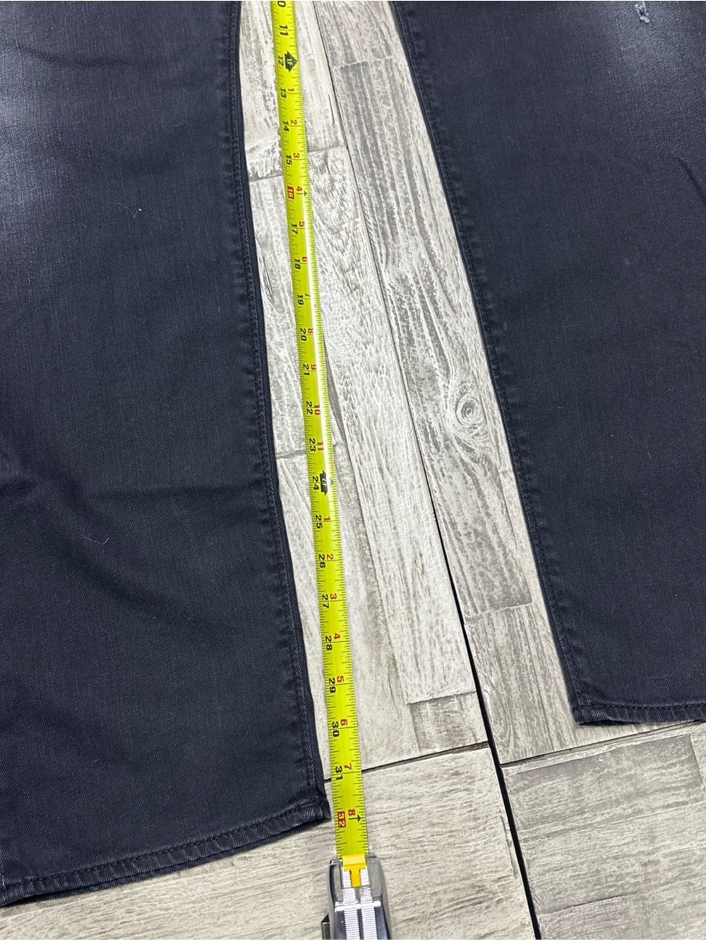 Diesel Jeans Men's Sz 38x32 Faded Black Buster Regular Slim Tapered Fit Distress - Picture 6 of 9